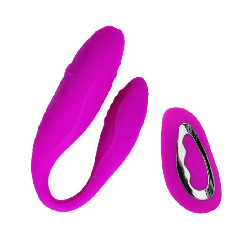 Вибромассажер для пар Vox Vibe с функцией реагирования на голос – фиолетовый