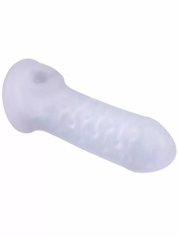 Стимулирующая насадка-удлинитель Doc Johnson MERCI, с подхватом мошонки, Ultraskyn, 15,2 см