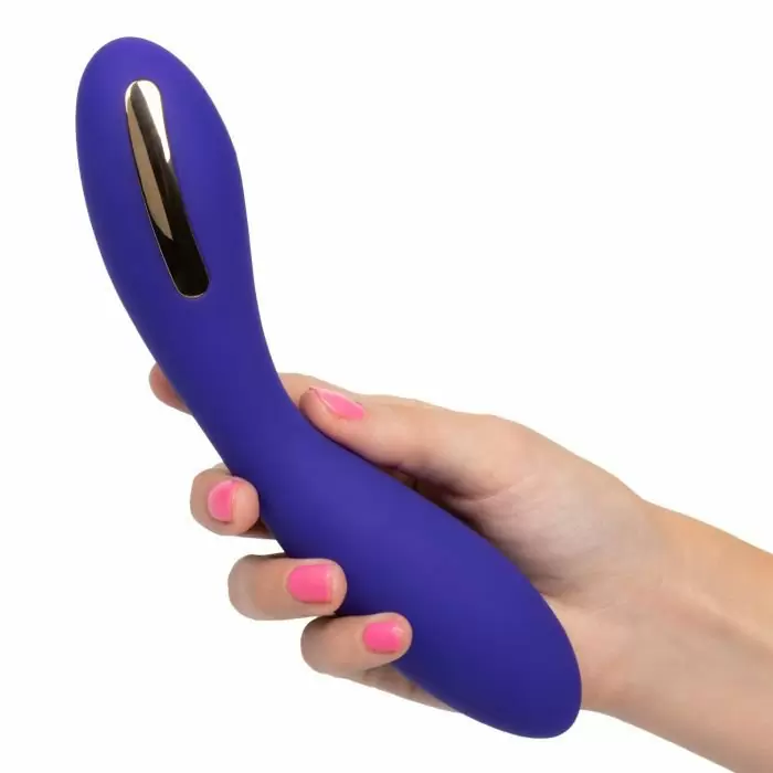 Изысканный вибратор с электростимуляцией Calexotics Impulse™ Intimate E-Stimulator Wand - фиолетовый
