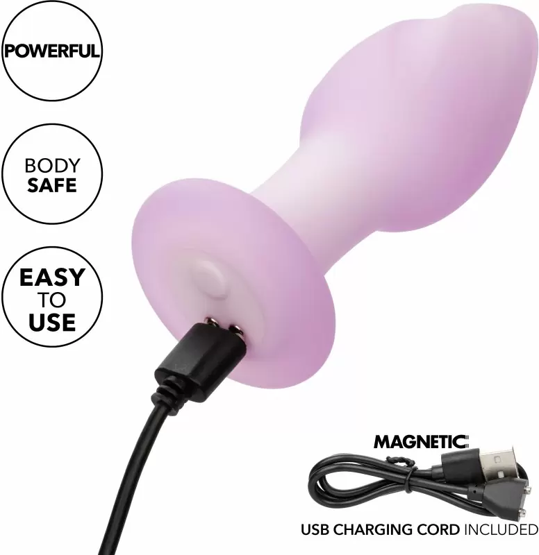 Элегантная анальная вибропробка LAVENDER HAZE RIDGE PROBE, 10 режимов, 9,5 см, лавандовый