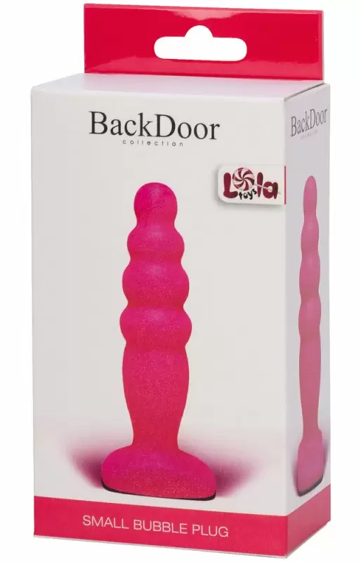 Анальный стимулятор Small Bubble Plug pink 511587lola