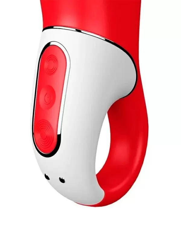 Элегантный стимулятор клитора Satisfyer Vibes Power Flower, с головкой-лепестками, 12 режимов, красный