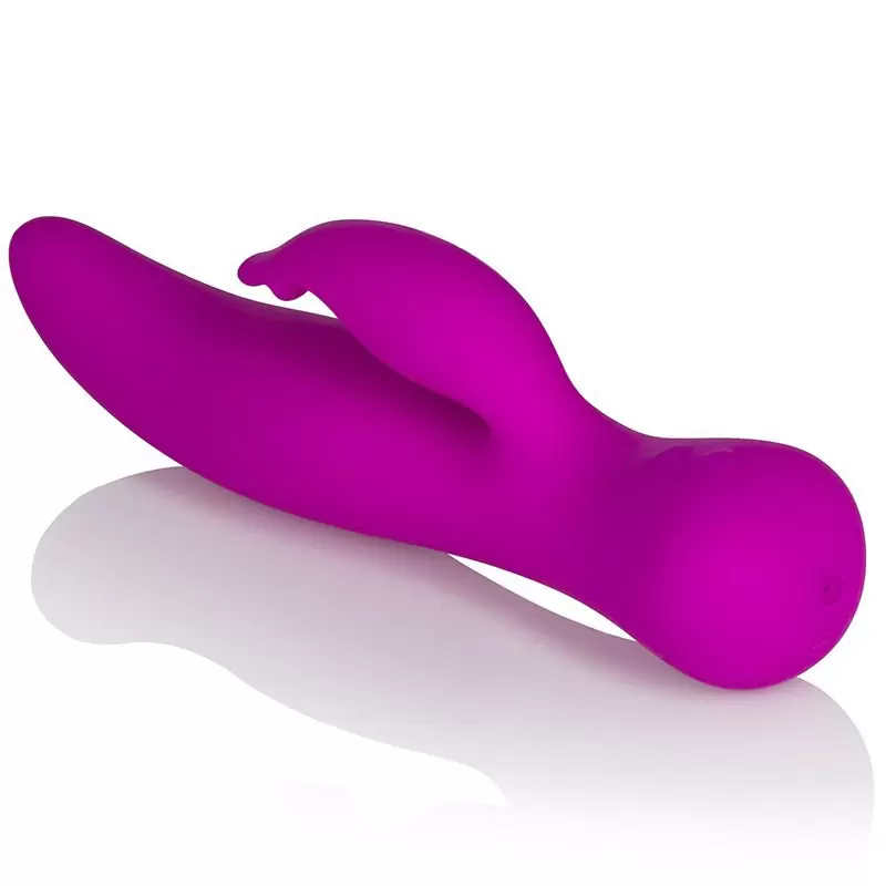 Вибромассажер Vanity Vr17 со стимулятором клитора в форме губок – фиолетовый