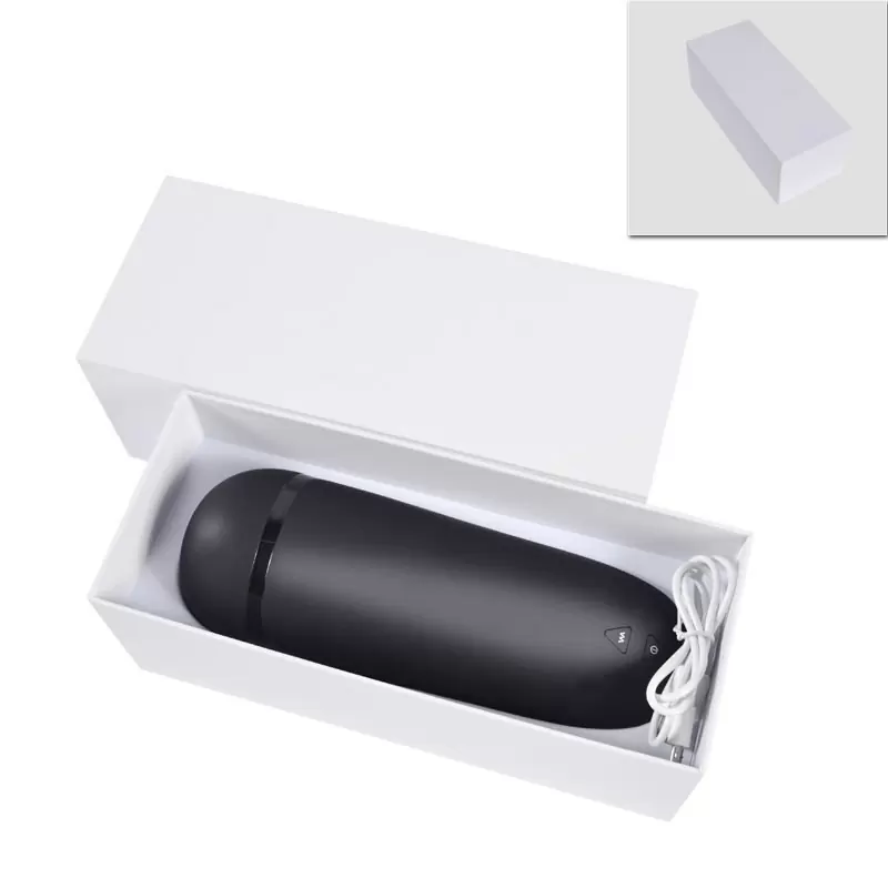 Перезаряжаемый маструбатор вагина RF в тубе - телесный с черным