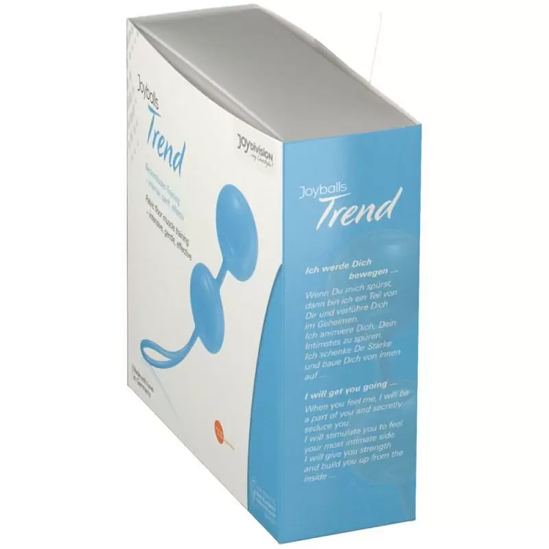 Вагинальные шарики Joyballs Trend со смещенным центром тяжести – голубой