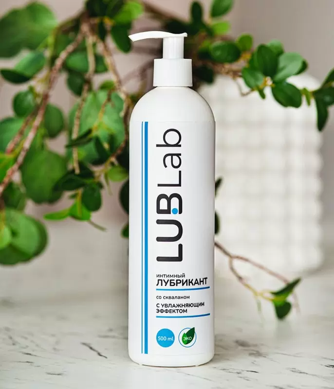 Увлажняющий лубрикант LUBLab, со скваланом, 500 мл