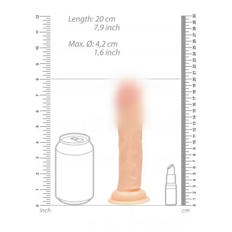 Реалистичный фаллоимитатор на присоске «Realistic Cock 8»