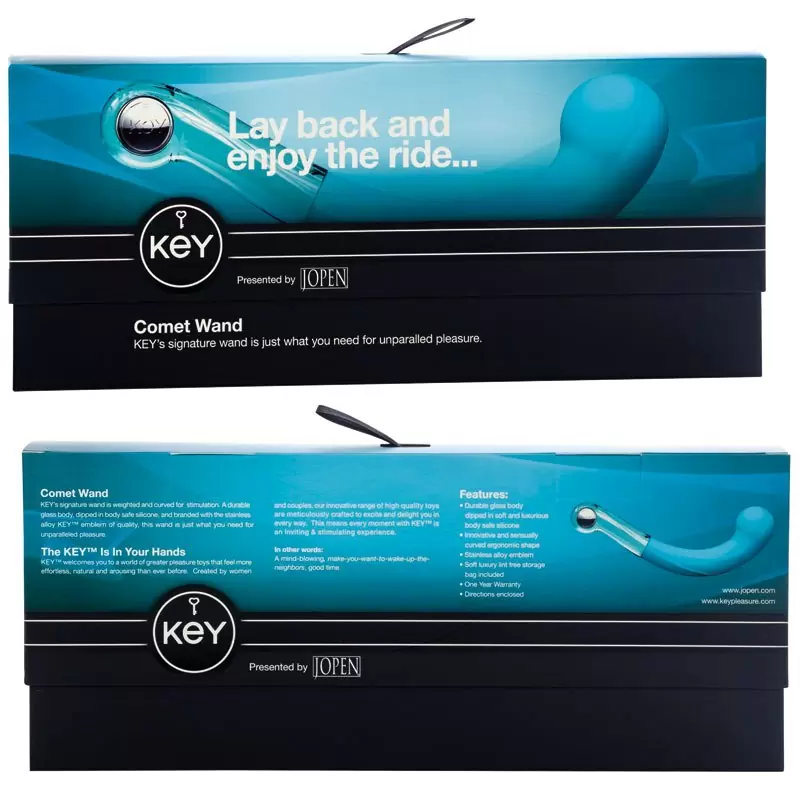 Инновационный стимулятор точки G Comet - Blue