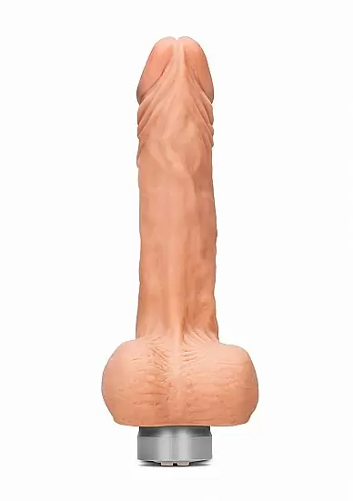 Фаллоимитатор с вибрацией Vibrating Dildo With Balls - 17 см.