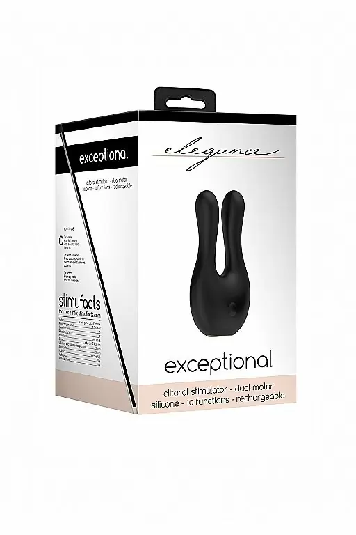 Клиторальный стимулятор Exceptional (черный)