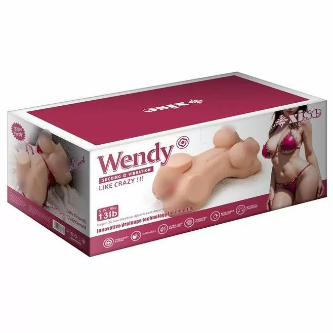 Кукла Венди с функцией всасывания, вибрацией и дистанционным управлением