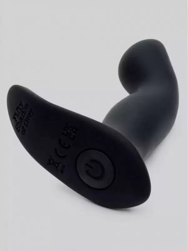 Изогнутый стимулятор простаты Fifty Shades of Grey P-Spot Sensation, 10 см, силикон, черный