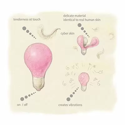 Эксклюзивный вибратор в форме лампочки GBulb - розовый
