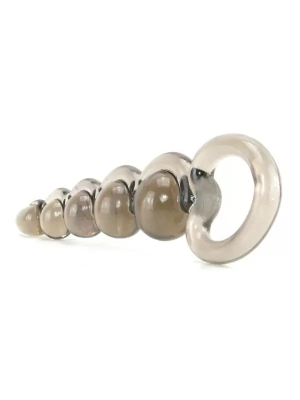 Анальная цепочка Basic Essentials Beaded Probes гибкая – серый