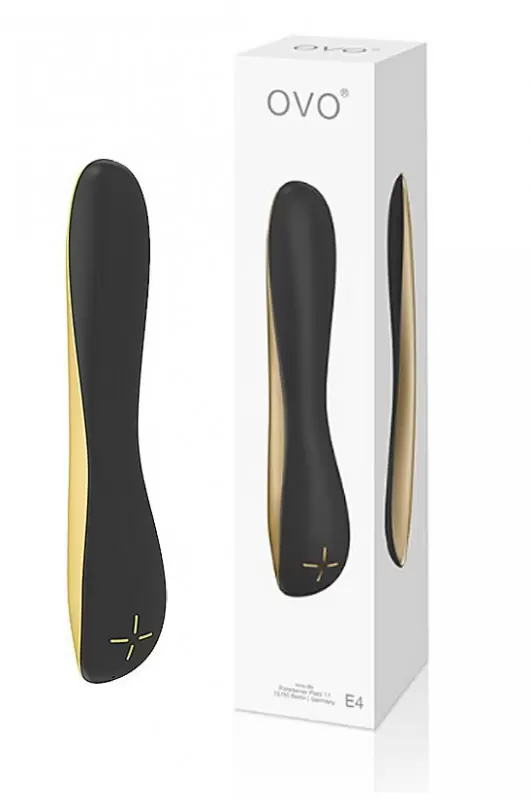 Перезаряжаемый вибромассажер Ovo E4 - черный