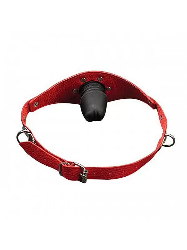 Кляп с фаллосом Sitabella – красный