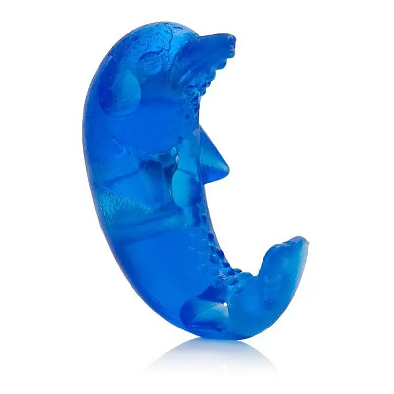 Эрекционное виброкольцо с тройной стимуляцией Couple's Triple Orgasm – синий