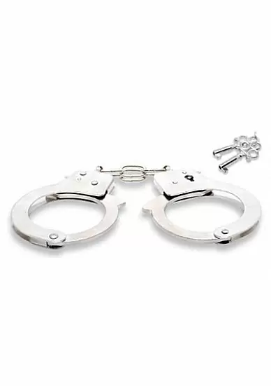 Металлические наручники Beginners Handcuffs от Pipedream