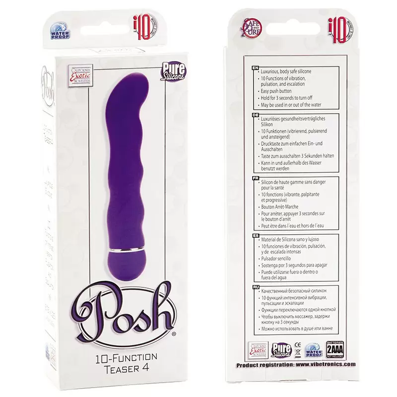 Вибростимулятор Posh 10-Function Teaser 4
