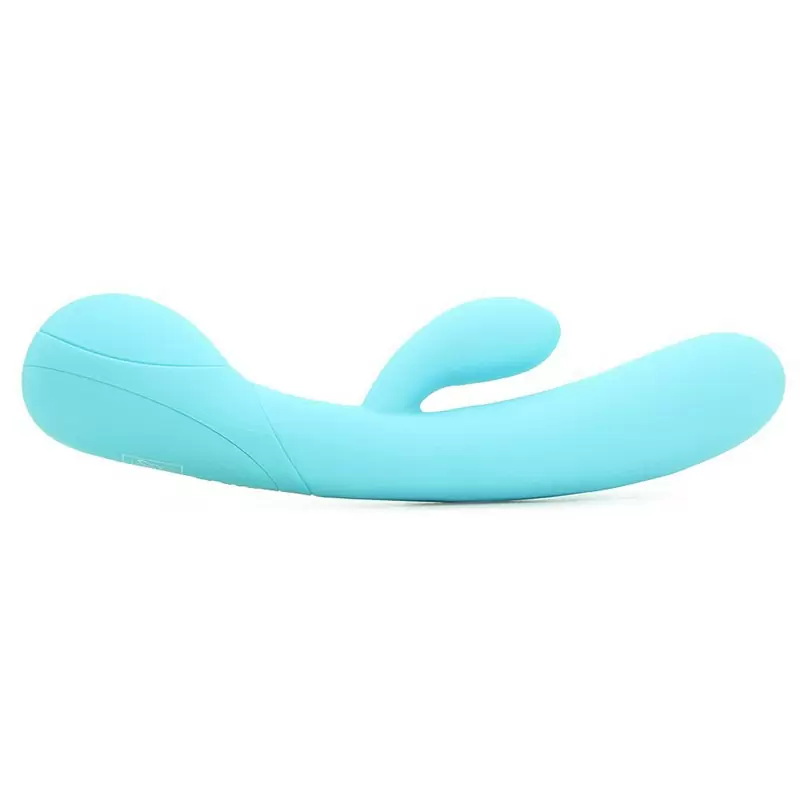 Вибромассажер Impress “g” со стимуляцией клитора – голубой