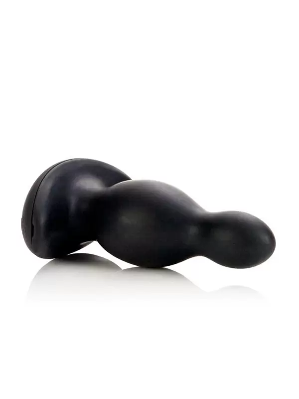 Анальная пробка с вибрацией Silicone 10 Function Risque – черный