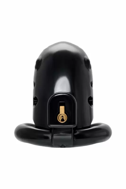 Пояс верности на пенис Black & Red by Toyfa. ABS, черный, 10 см.