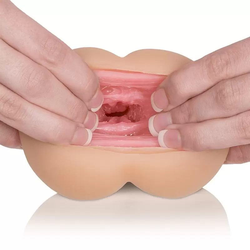 Мастурбатор анус Vivid Raw Ass Banger с вибрацией – телесный	