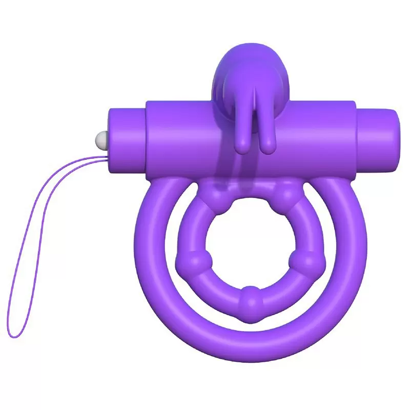 Эрекционное виброкольцо Remote Control Rabbit Ring многофункциональное – фиолетовый
