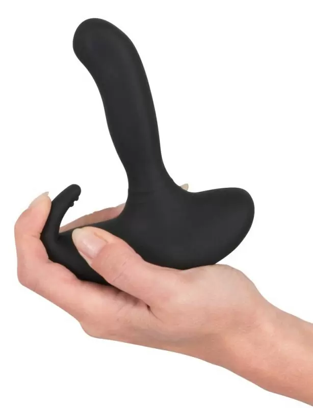 Эргономичный вибростимулятор простаты Rolling Head Vibe - черный