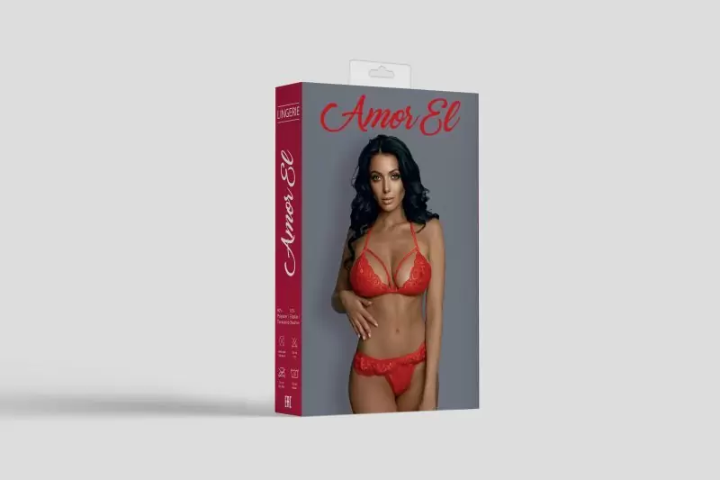 Комплект эротического белья красный Granada Amor El (L/XL)