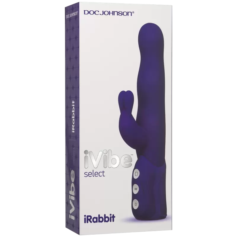 Вибромассажер двойного действия iVibe Select iRabbit – фиолетовый