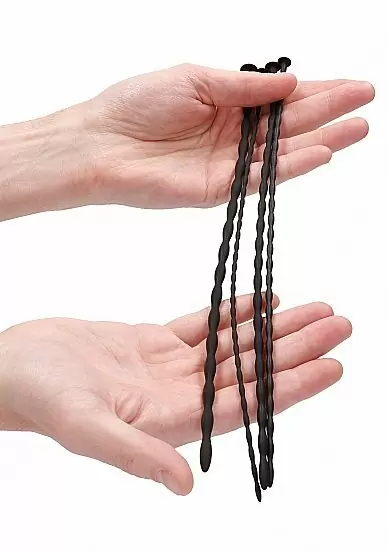 Набор из четырех стимуляторов уретры (струн) Spiral Screw Plug Set