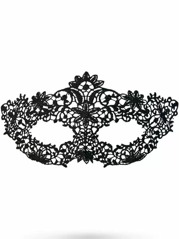 Маска нитяная TOYFA Theatre «Королевская вязь» – черный