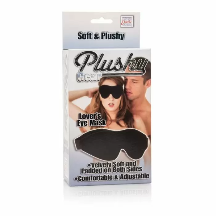Маска для глаз Calexotics Plushy Gear Lover's Eye Mask - чёрный