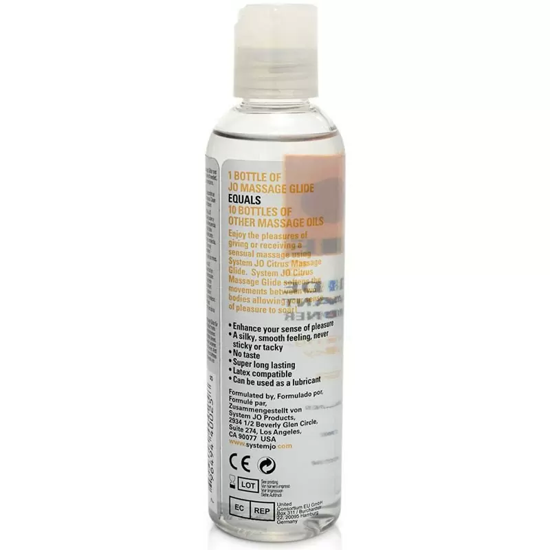 Массажное масло на силиконовой основе All-In-One Citrus с ароматом цитруса – 120 мл