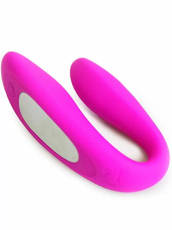 Компактный вибратор для пар Pretty Love Letitia, 10 см, 7 режимов, розовый