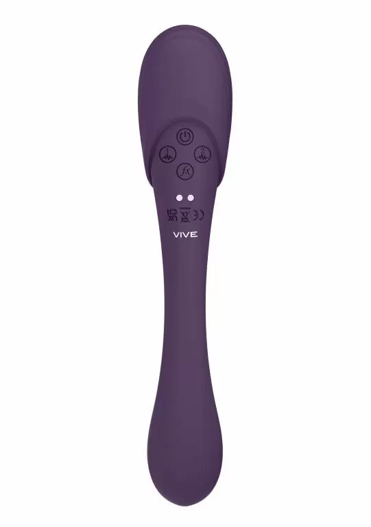 Импульсно-волновой двусторонний вибратор Mirai, Shots Toys