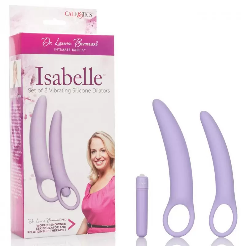 Набор силиконовых расширителей с вибрацией Dr. Laura Berman Isabelle – лавандовый