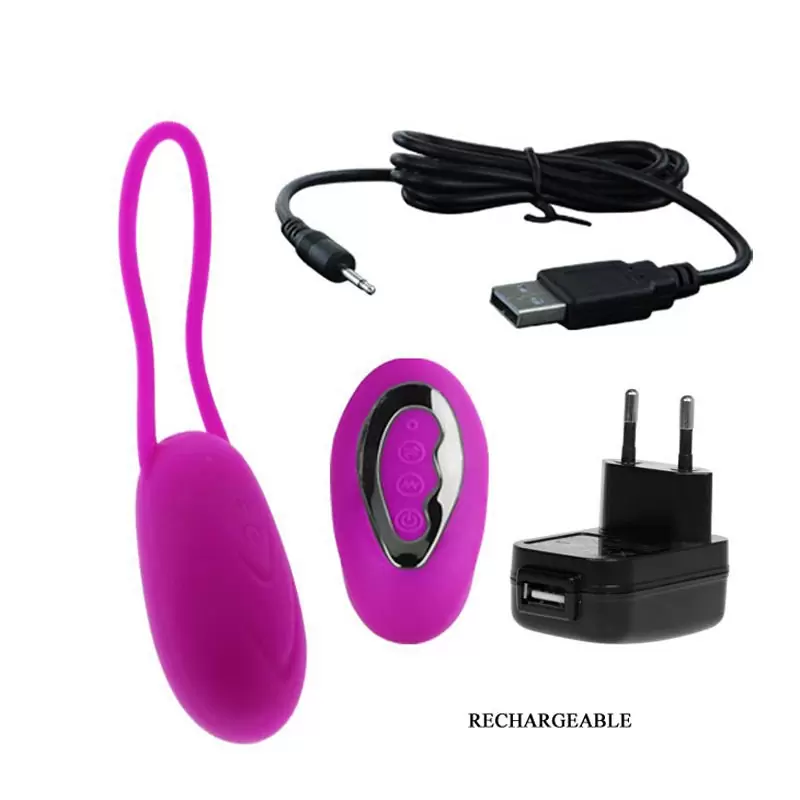 Виброяйцо Dave с дистанционным управлением – розовый