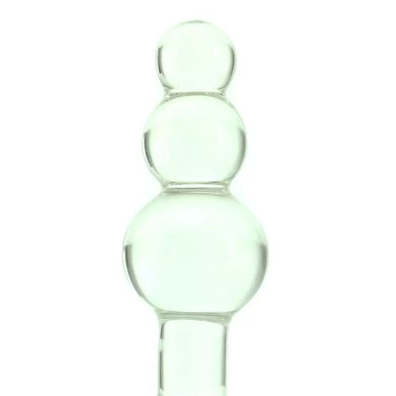 Анальная елочка Icicles No. 47 из стекла – прозрачный