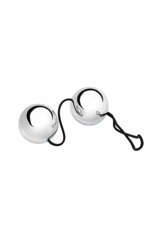 Вагинальные шарики TOYFA со смещенным центром тяжести - серебристый