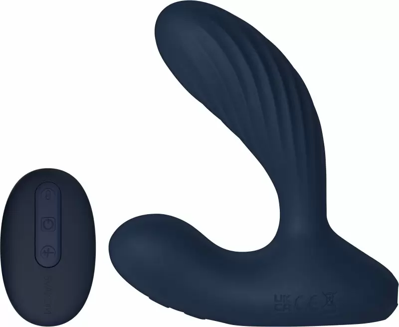 Интерактивный вибромассажер простаты и промежности SVAKOM VICK NEO 2, управление через приложение, с нагревом, 10 режимов работы, 8 см