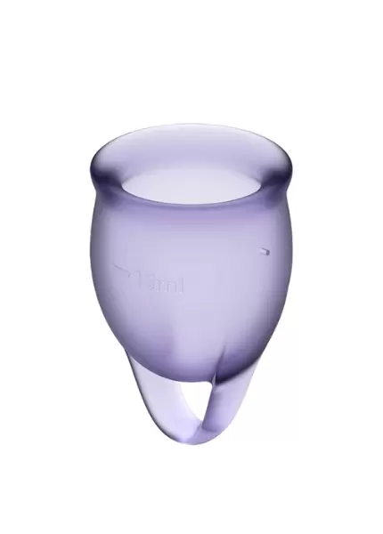 Набор менструальных чаш Satisfyer Feel confident Menstrual Cup (Lila)