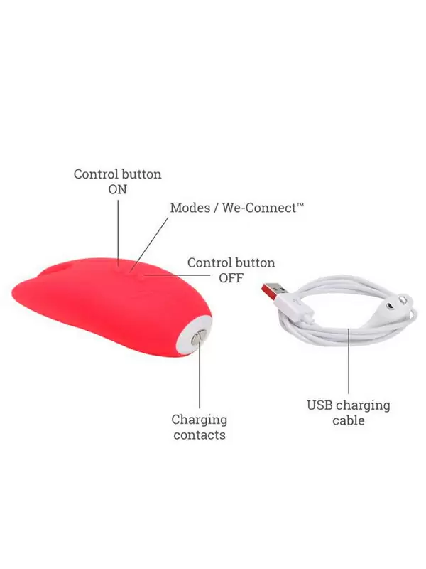 Компактный стимулятор клитора We-Vibe Gala, 11,6 см, силикон, розовый