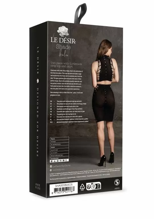 Эротический комплект из топа и юбки Turtleneck (XS-XL)