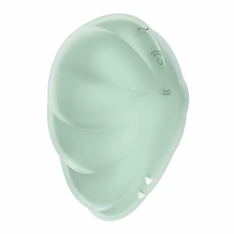 Вакуумно-волновой вибростимулятор клитора Satisfyer Cloud Dancer, технология Air Pulse, 12 режимов, мятный