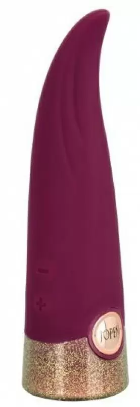 Премиальный вибратор Starstruck Fling: 9 см, 12 режимов работы, АБС/силикон