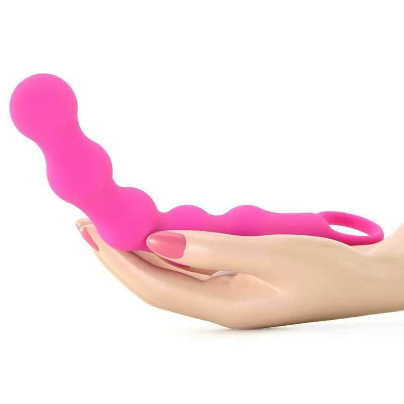 Гибкая анальная вибро-цепочка Lust by Jopen L4.5 – розовая