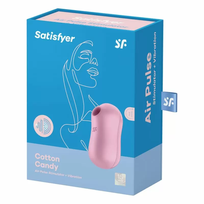 Вакуумно-волновой стимулятор Satisfyer Cotton Candy (розовый)
