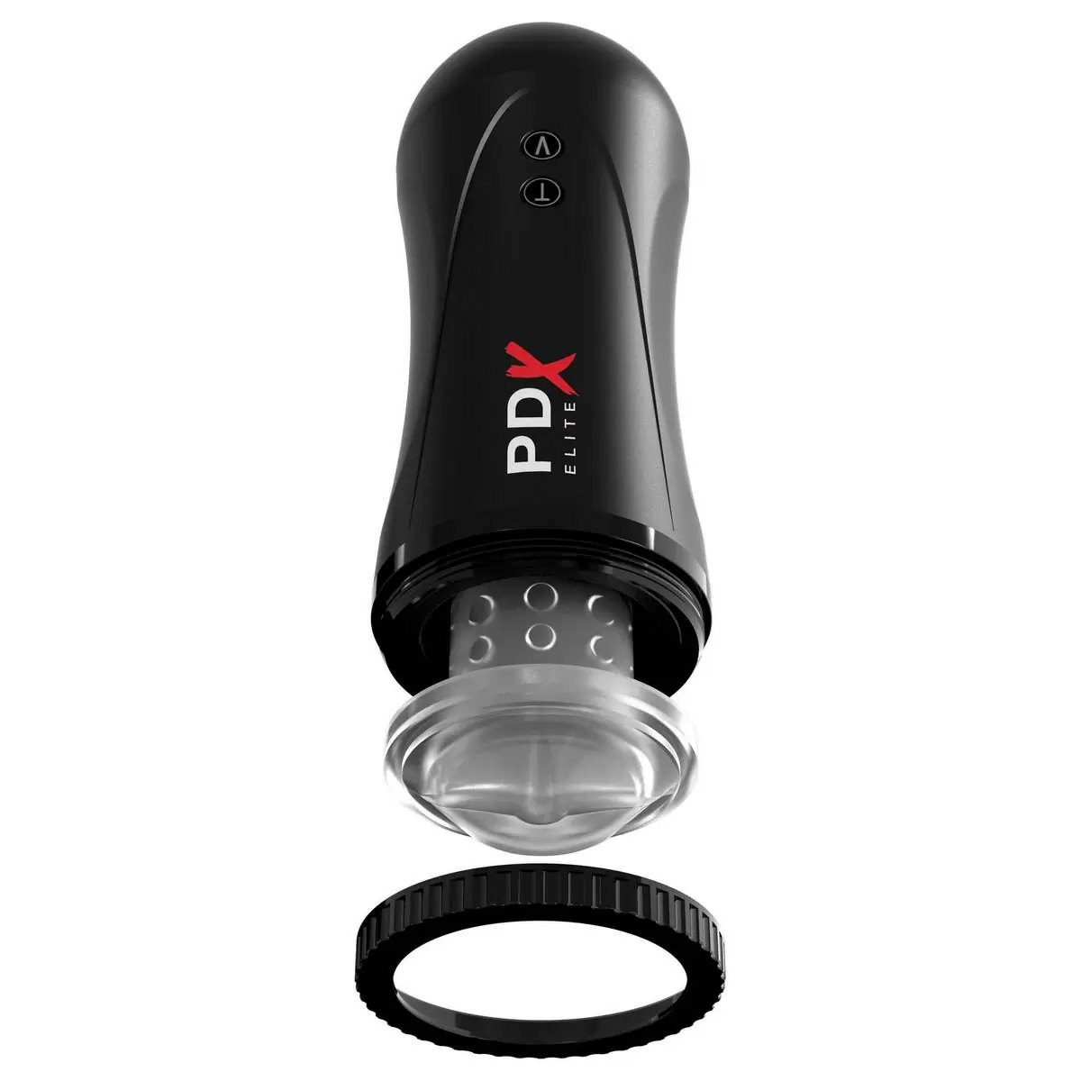 Многофункциональный мастурбатор Pipedream PDX Elite Moto Stroker, черный, 21 см, 5 режимов вибрации